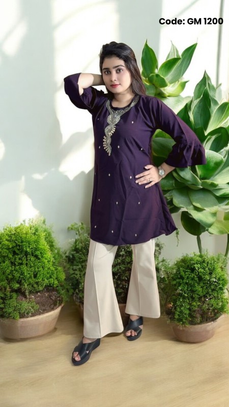 Jacord Tops with Mirror Work (GM 1200)