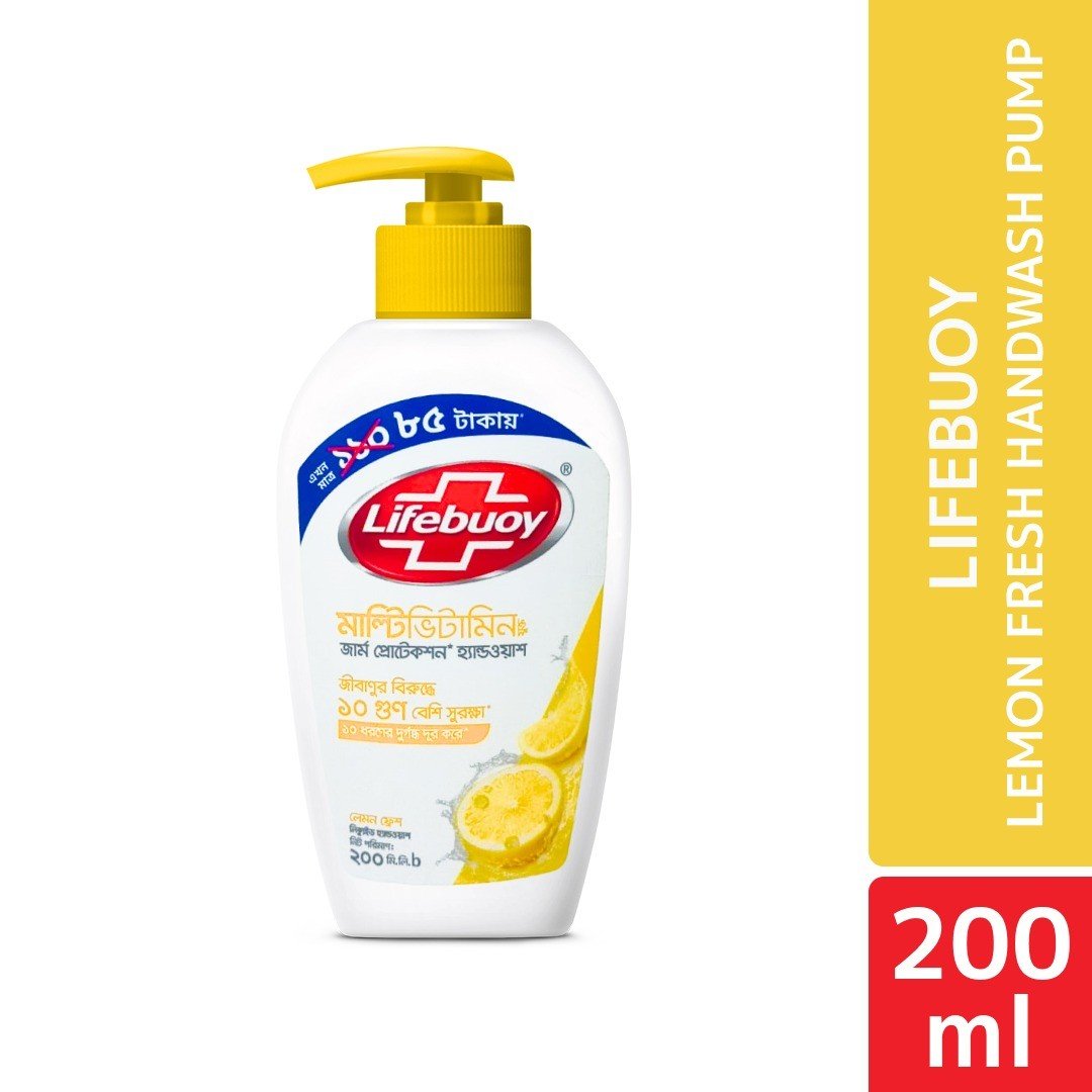 Lifebuoy Handwash (Soap) Lemon Fresh Pump 200ml
