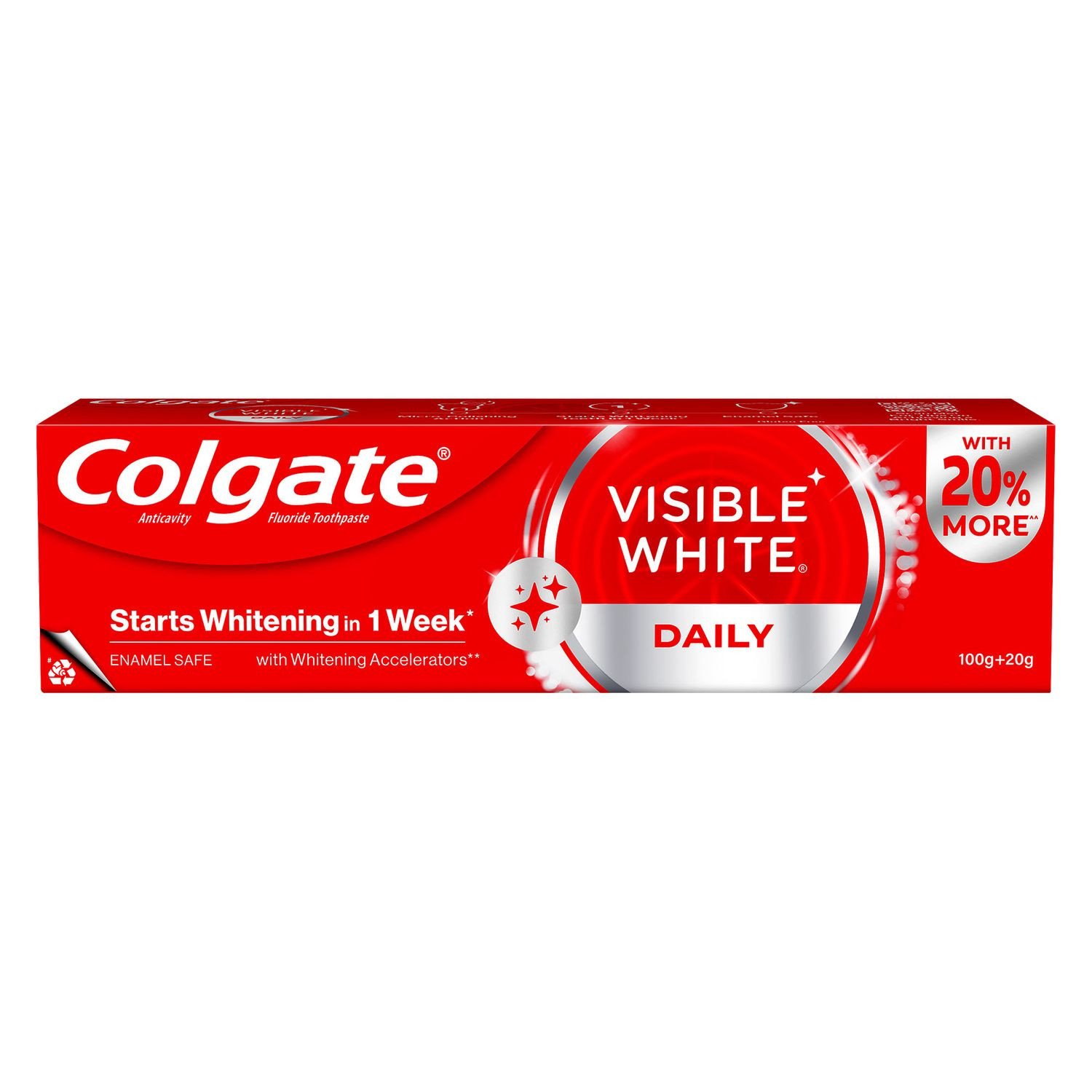 Colgate Visible White Toothpaste 120 gm